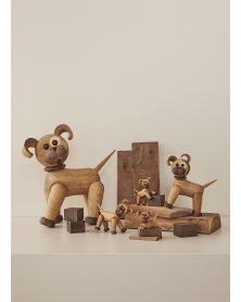 Buddy Dog, figurine en bois par Chresten Sommer, Spring Copenhagen