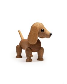 Amigo Small Dog, Wood Figurine by Chresten Sommer, Spring Copenhagen