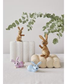 Bonnie Standing Rabbit, Figurine en bois par Chresten Sommer, Spring Copenhagen