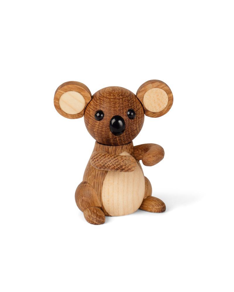 Joey Baby koala, Wood Figurine by Chresten Sommer, Spring Copenhagen