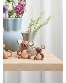 Joey Baby koala, figurine en bois par Chresten Sommer, Spring Copenhagen