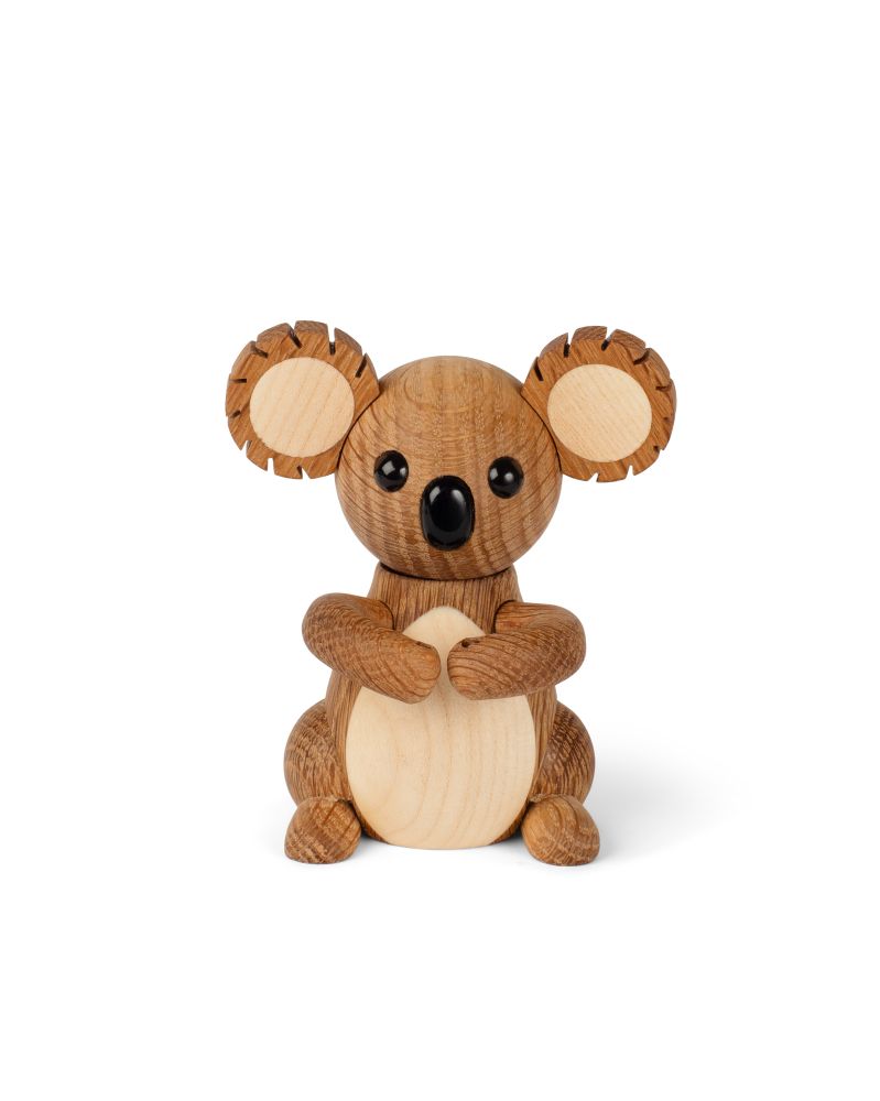 Matilda Female koala, Figurine en bois par Chresten Sommer, Spring Copenhagen