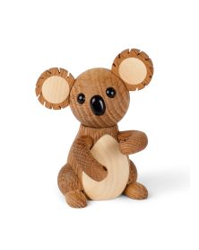 Matilda Female koala, Figurine en bois par Chresten Sommer, Spring Copenhagen