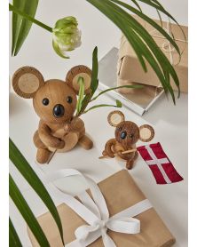 Matilda Female koala, Figurine en bois par Chresten Sommer, Spring Copenhagen