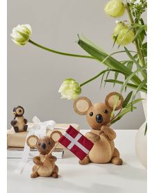 Matilda Female koala, Figurine en bois par Chresten Sommer, Spring Copenhagen