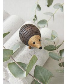 Stick Standing hedgehog, Wood Figurine by Chresten Sommer, Spring Copenhagen