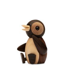 Snow Baby penguin, Figurine en bois par Chresten Sommer, Spring Copenhagen