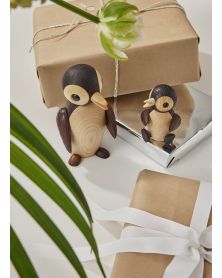 Snow Baby penguin, Figurine en bois par Chresten Sommer, Spring Copenhagen