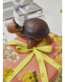 Tortue Slowy, figurine en bois par Chresten Sommer, Spring Copenhagen