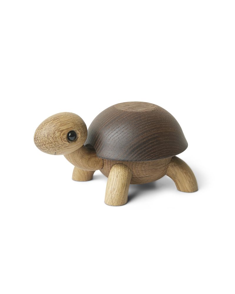 Speedy Baby tortoise, Wood Figurine by Chresten Sommer, Spring Copenhagen