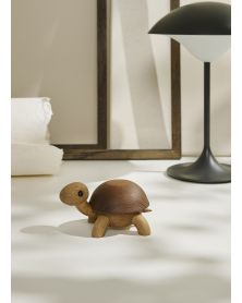 Speedy Baby tortoise, Wood Figurine by Chresten Sommer, Spring Copenhagen