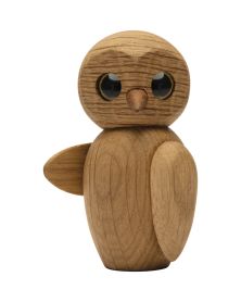 Chouette Sage, figurine en bois par Chresten Sommer, Spring Copenhagen