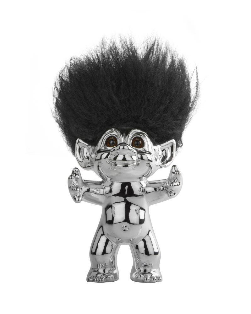 Good Luck Troll, chrome, 9 cm, by Thomas Dam, Spring Copenhagen