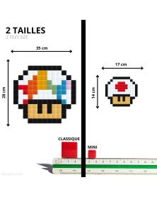 Baby Shroom Small - Rainbow - Pixel Art Kit