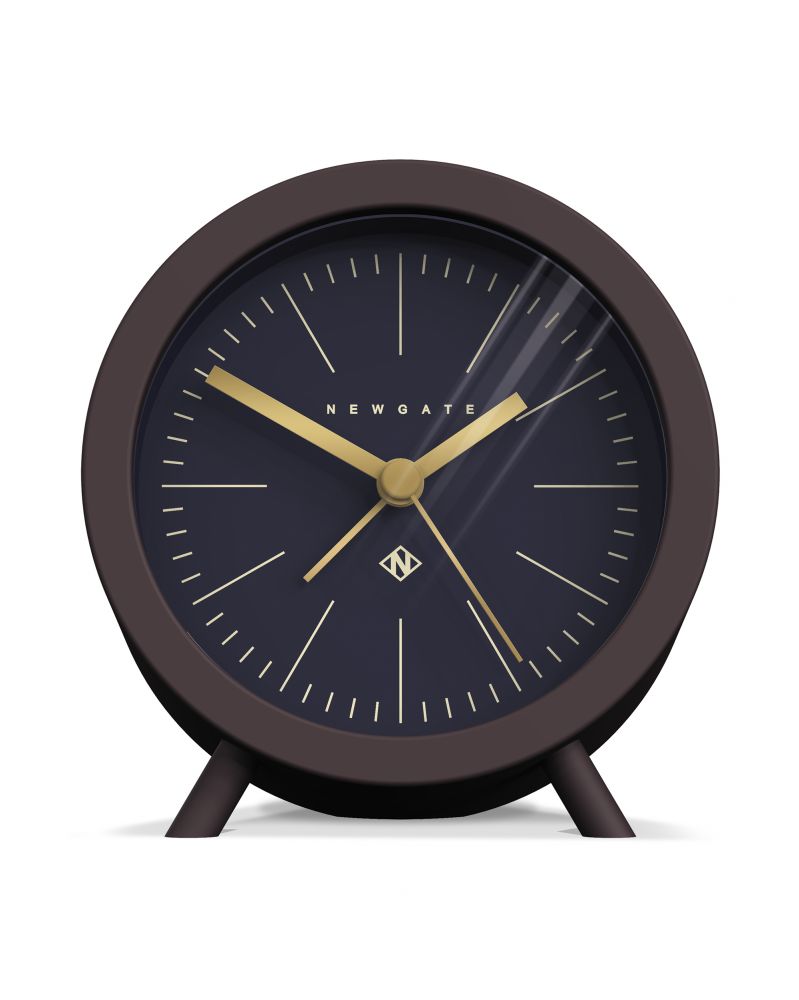 Fred Alarm Clock - Chocolate & Black