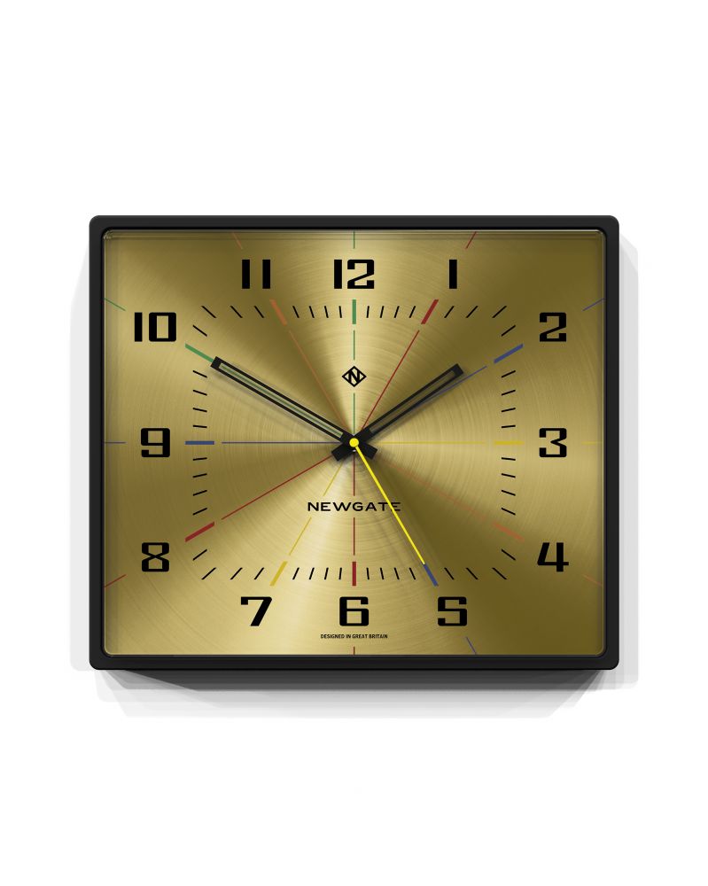 Box Office Wall Clock - Black