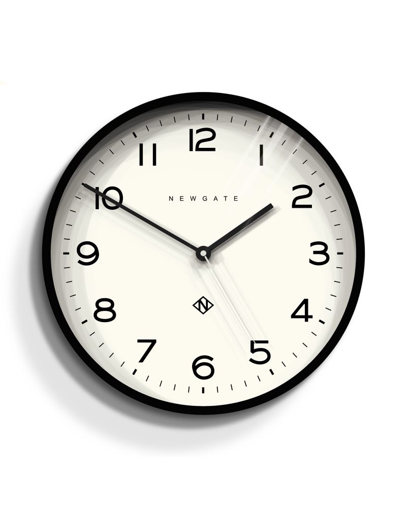 Number 3 Echo Wall Clock - Black