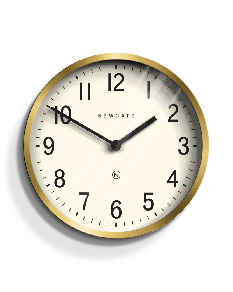 Master Edwards Wall Clock - Brass