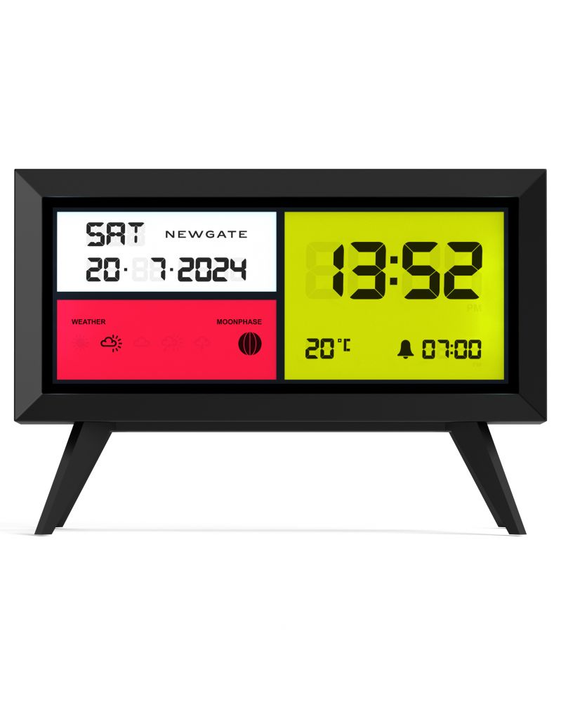 Horloge Spectronoma Lcd Noir