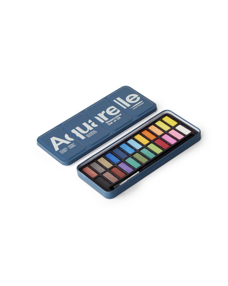 Boite de 24 Couleurs Aquarelle