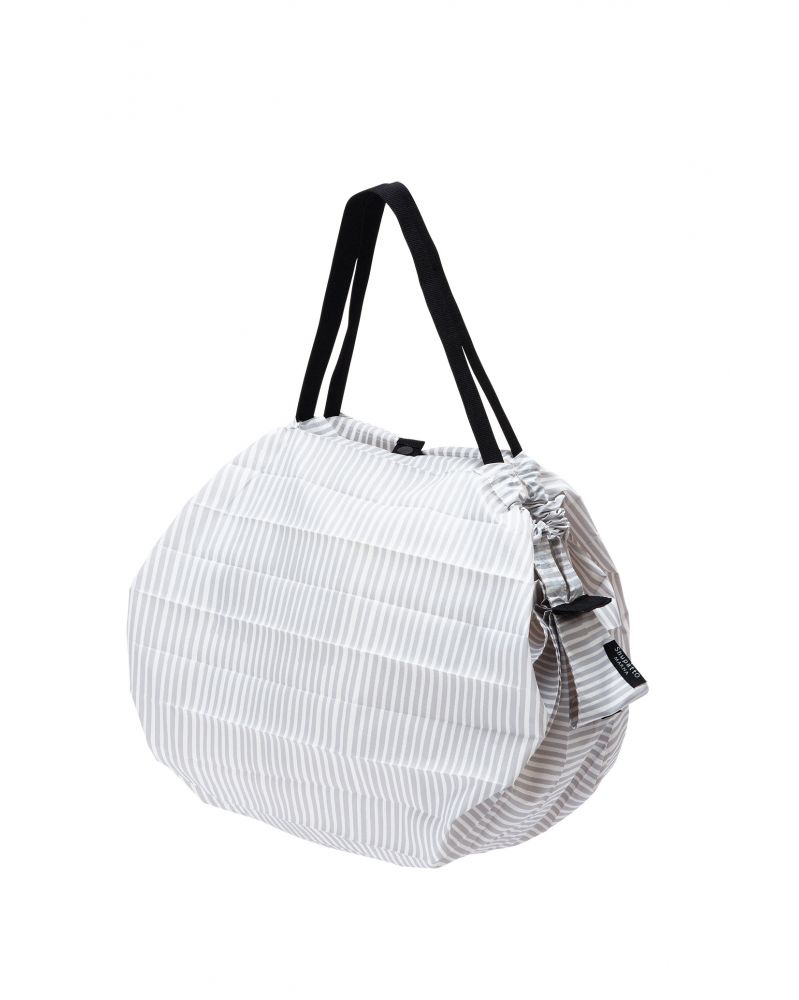 Sac shopping compact pliable Shupatto taille M - SEN (Rayé)