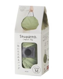 Shupatto Size M Compact Foldable Shopping Bag - MORI (Forest)