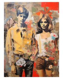 Affiche - 60's Collages 02 (30x40 cm) - Hartman AI