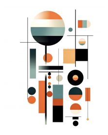 Poster Modern Abstract 06 (30x40 cm) - Hartman AI