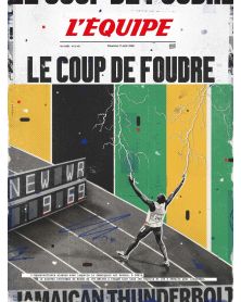 Affiche - L'Equipe - Bolt (digigraphie)