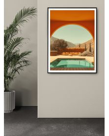 Poster - Villa California 10 (50x70 cm) - Hartman AI