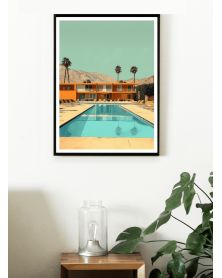 Poster - Villa California 05 (50x70 cm) - Hartman AI