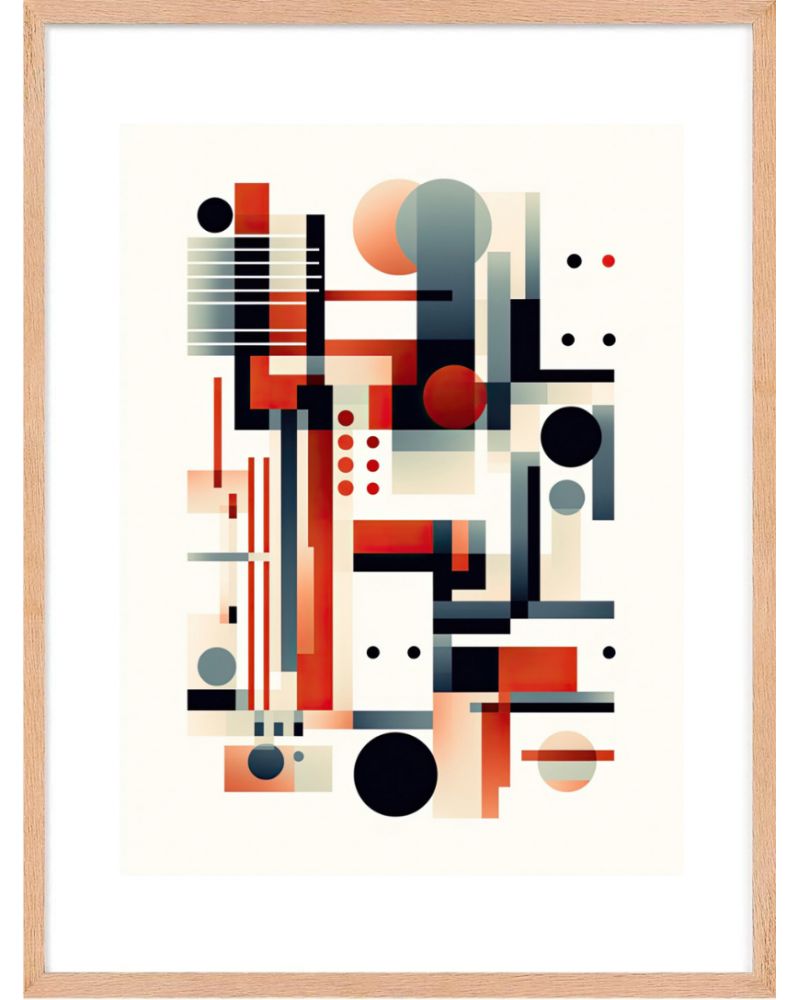 Poster - Modern Abstract 05 (30x40 cm) - Hartman AI