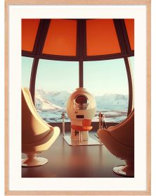 Poster - Retro Future 04 (30x40 cm) - Hartman AI